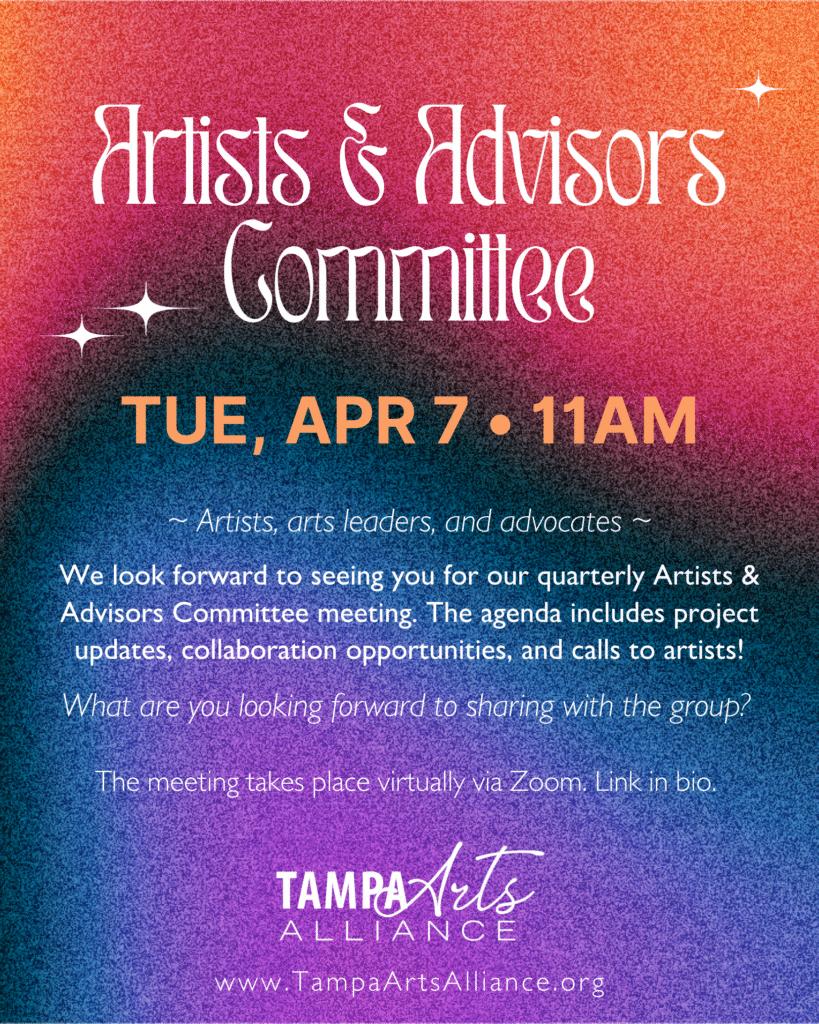 Artists & Advisors Committee – Q2 2026